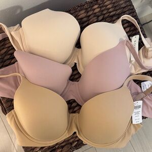 Soma Women's Bra Set - Cream, Pink, Tan